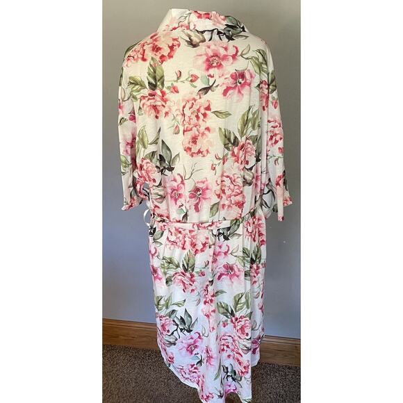 Show Me Your Mumu Brie Robe Garden of Bloom Floral Lightweight One Size Belted - Picture 5 of 12